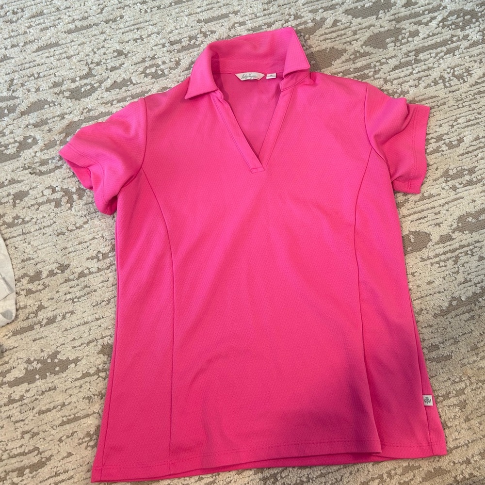 Lady Hagen Fuchsia Polo Shirt